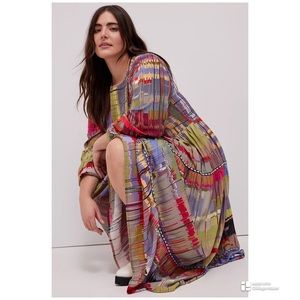 Anthropologie Conditions Apply Edwina Maxi Dress Size L